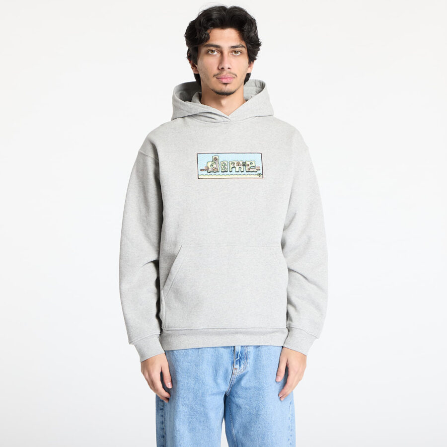 Pulóver DIME Dime World Hoodie UNISEX Heather Gray M-alacsony-ár