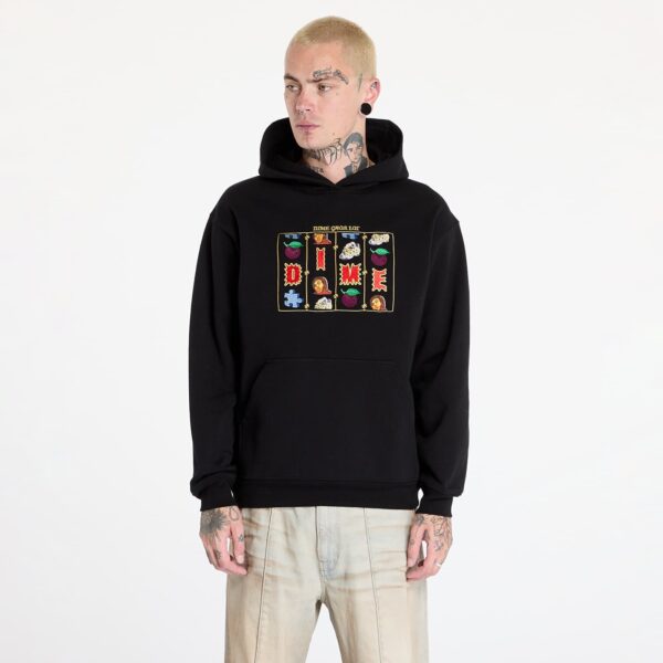 Pulóver DIME VLT Hoodie UNISEX Black XS-alacsony-ár