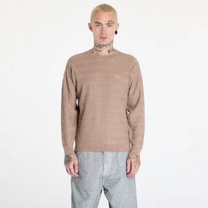 Pulóver DIME Wave Cable Knit UNISEX Tan M-alacsony-ár