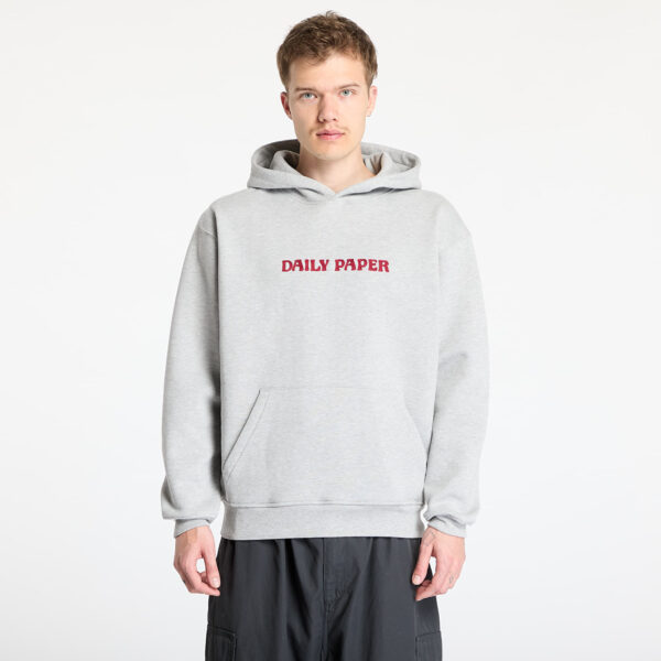 Pulóver Daily Paper Chain Stitch Oversized Hoodie Grey XS-alacsony-ár