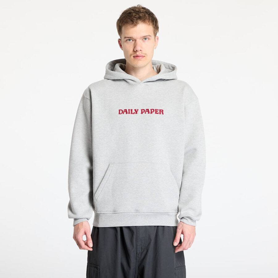 Pulóver Daily Paper Chain Stitch Oversized Hoodie Grey XS-alacsony-ár