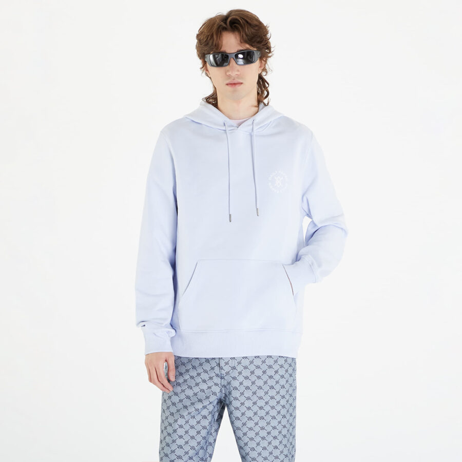 Pulóver Daily Paper Circle Hoodie Halogen Blue M-alacsony-ár