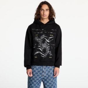 Pulóver Daily Paper Rewind Hoodie Black XS-alacsony-ár