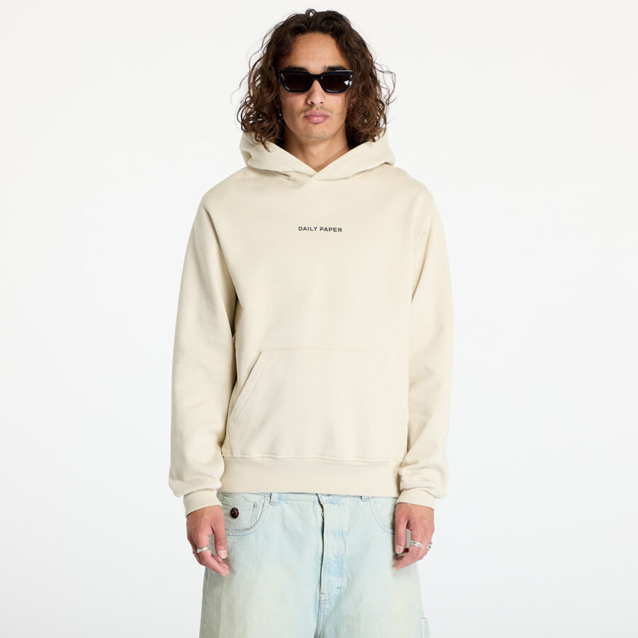 Pulóver Daily Paper Search Hoodie Pelican Beige XL-alacsony-ár