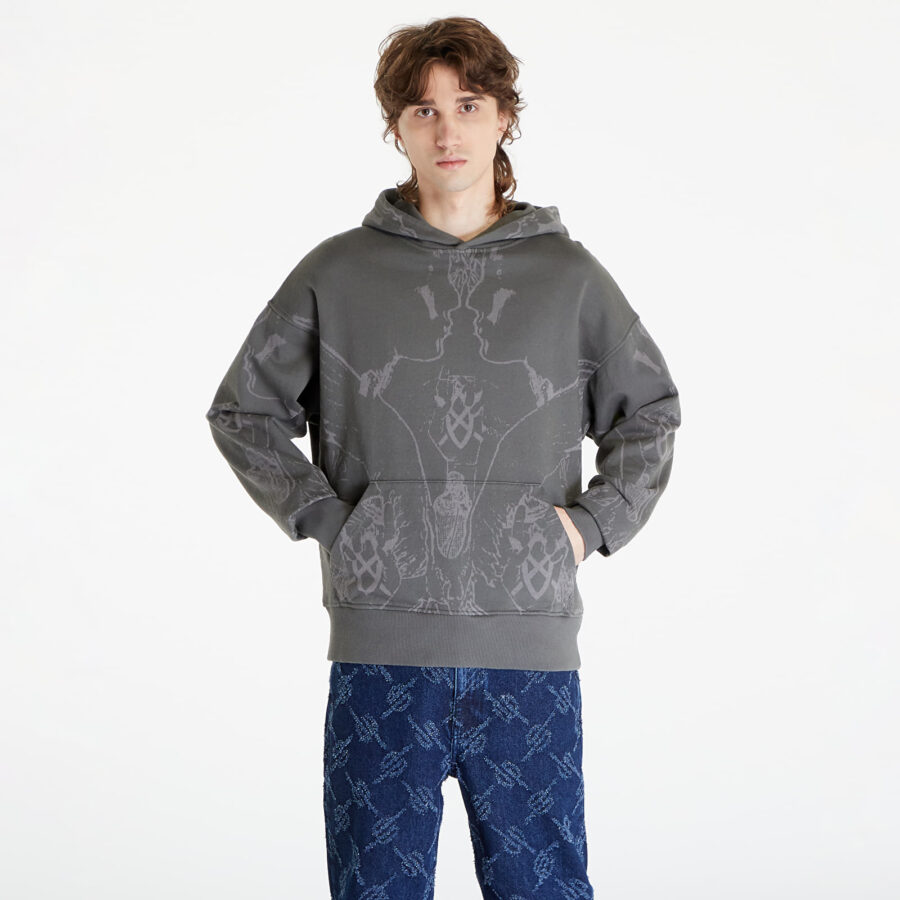 Pulóver Daily Paper Secret Rhythm Oversized Hoodie Chimera Green XS-alacsony-ár