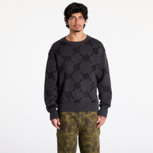 Pulóver Daily Paper Tevin Monogram Knit Sweater Black XS-alacsony-ár
