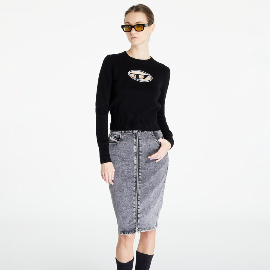 Pulóver Diesel M-Areesa Knitwear Black XXS-alacsony-ár