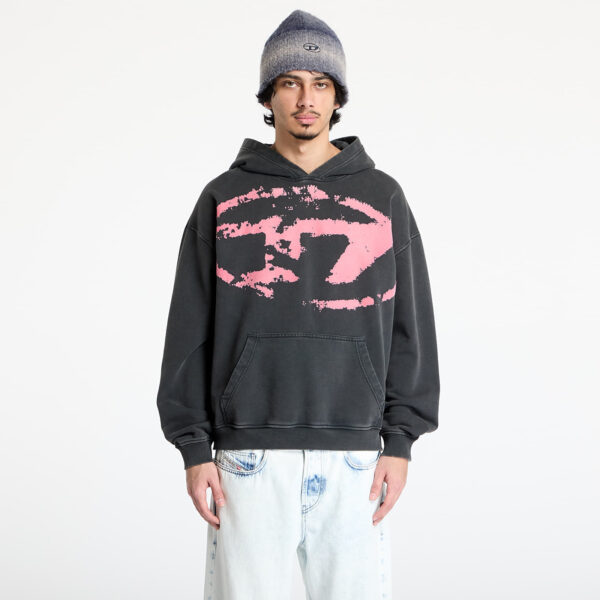 Pulóver Diesel S-Boxt-Hood-R10 Sweat-Shirt Black M-alacsony-ár
