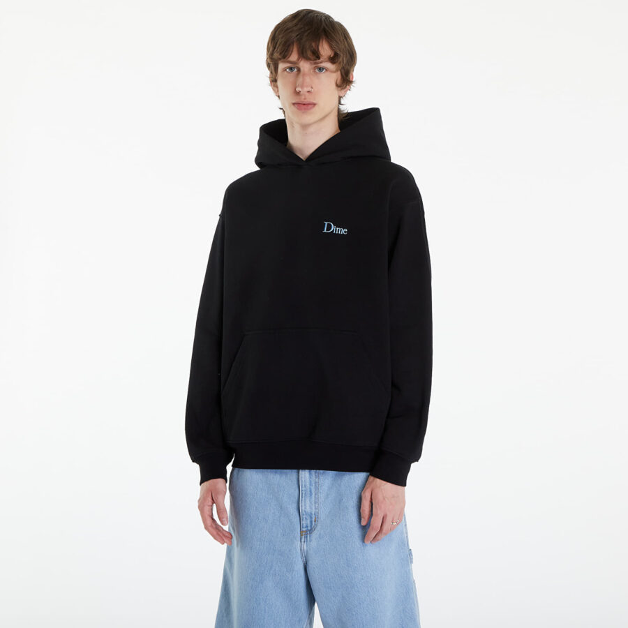 Pulóver Dime Classic Small Logo Hoodie UNISEX Black XS-alacsony-ár