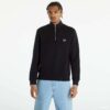 Pulóver FRED PERRY Half Zip Sweatshirt Black M-alacsony-ár