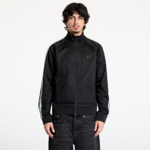 Pulóver FRED PERRY Two Colour Tape Track Jacket Black XL-alacsony-ár