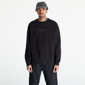 Pulóver FTSHP Halftone Crewneck Sweatshirt UNISEX Black S-alacsony-ár