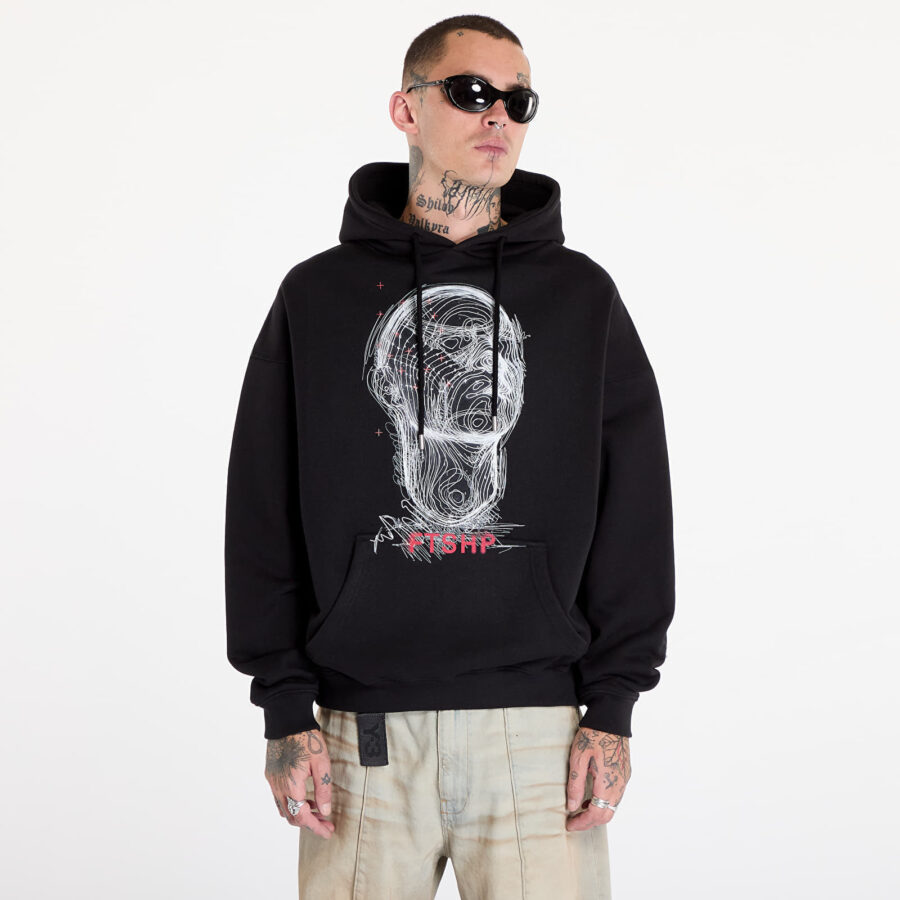 Pulóver FTSHP Headless Hoodie UNISEX Black XS-alacsony-ár