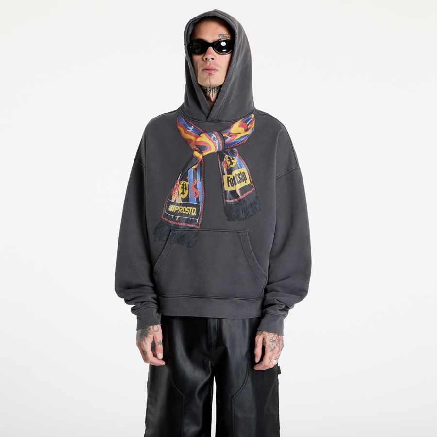 Pulóver FTSHP x PROSTO Hoodie UNISEX Graphite S-alacsony-ár