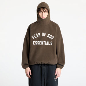 Pulóver Fear Of God ESSENTIALS Brushed Hoodie Brown XS-alacsony-ár