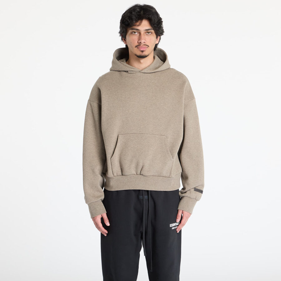 Pulóver Fear of God Essentials Classic Fit Fleece Hoodie Homestead Heather XXS-alacsony-ár