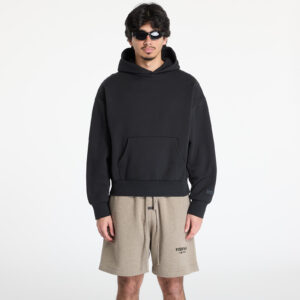 Pulóver Fear of God Essentials Classic Fit Fleece Hoodie Jet Black XXS-alacsony-ár