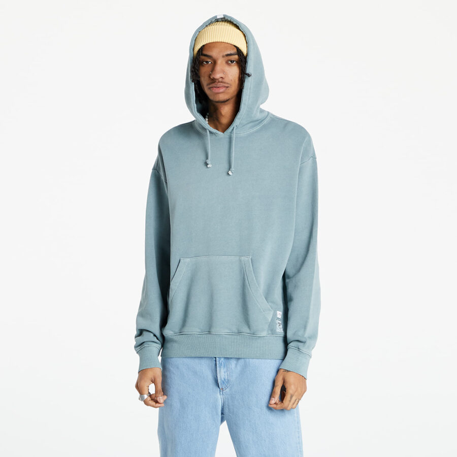 Pulóver Footshop 10 Years meets Reebok Classics Natural Dye Hoodie Blue S-alacsony-ár
