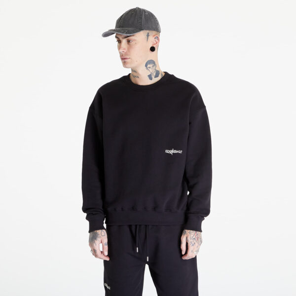 Pulóver Footshop Everyday Crewneck UNISEX Black M-alacsony-ár