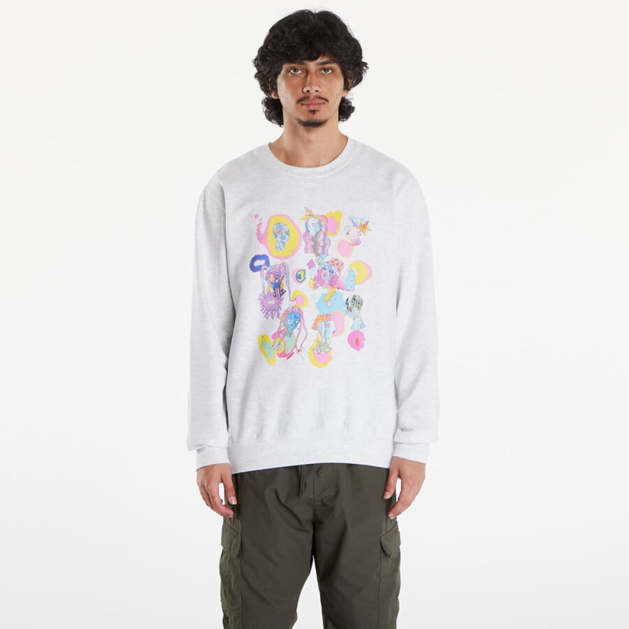 Pulóver Footshop Romanian Artist Crewneck Grey L-alacsony-ár