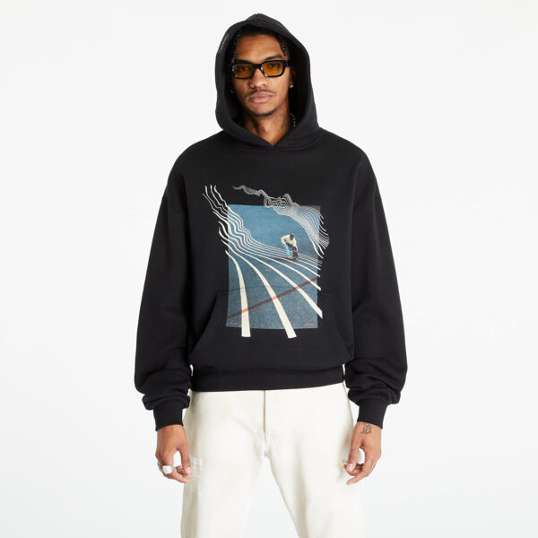 Pulóver Footshop Surfing Concrete Waves Hoodie UNISEX Black XXL-alacsony-ár