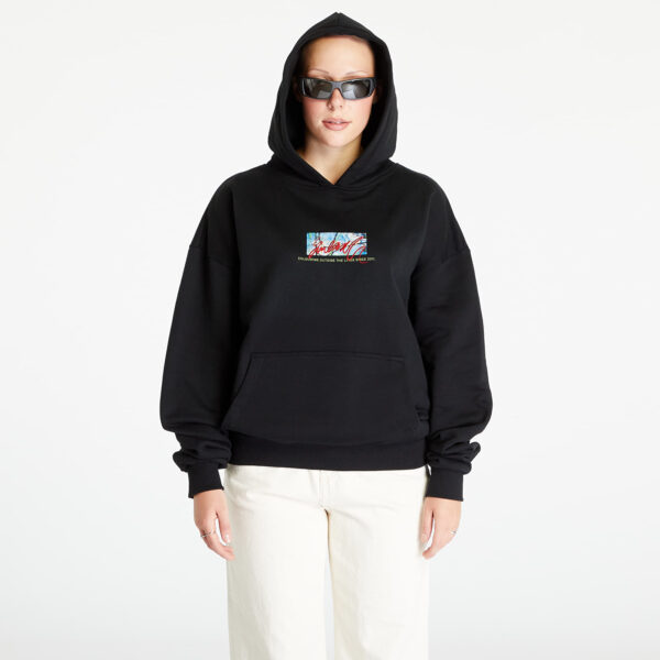 Pulóver Footshop x Martin Lukáč Colouring Outside The Lines Hoodie UNISEX Black XXL-alacsony-ár