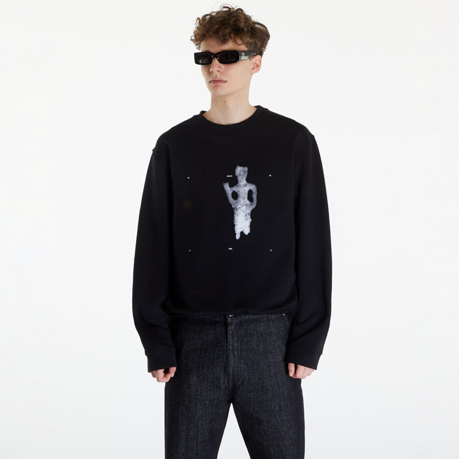 Pulóver HELIOT EMIL Formation Crewneck Sweatshirt Black XL-alacsony-ár