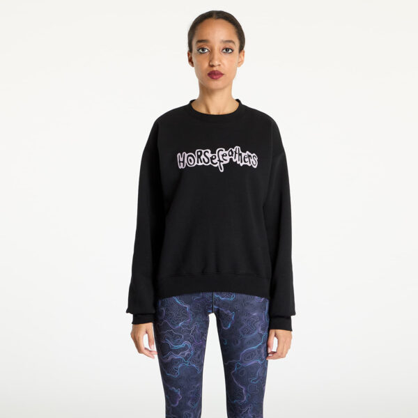 Pulóver Horsefeathers Angela Sweatshirt Black XS-alacsony-ár