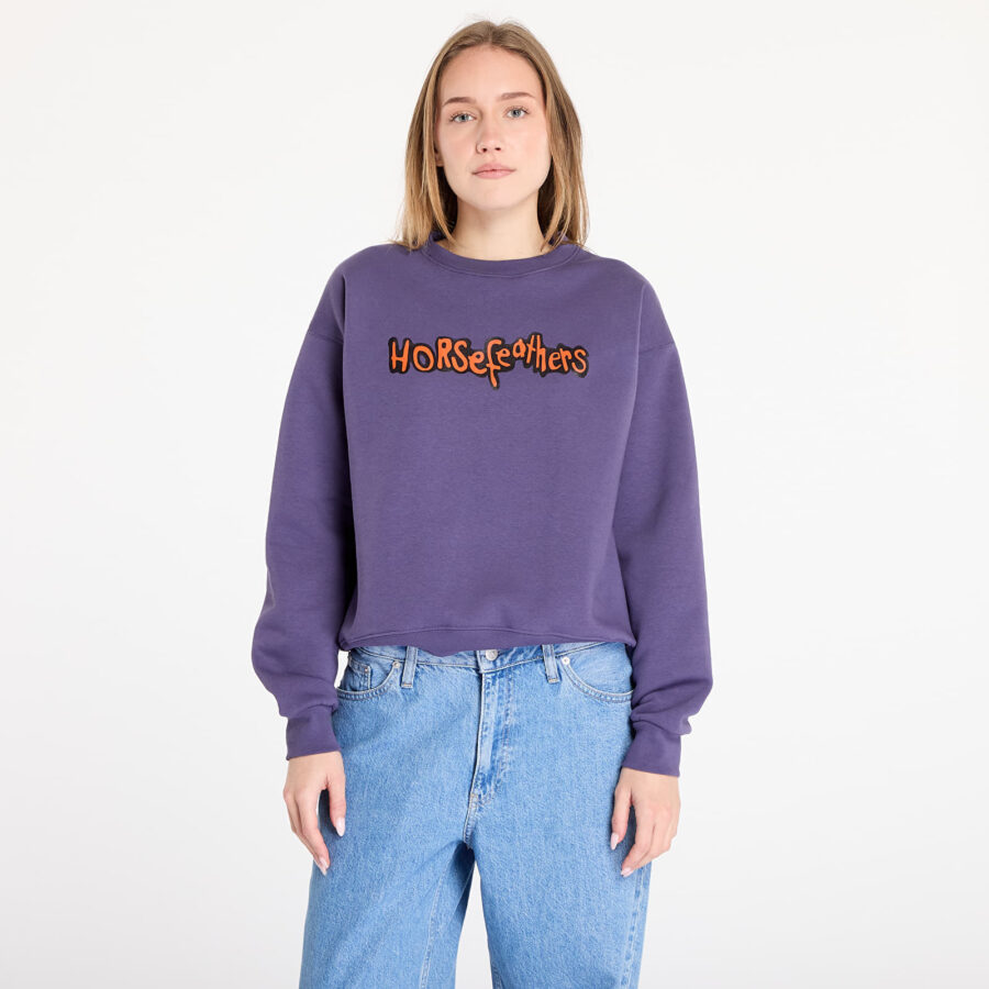 Pulóver Horsefeathers Angela Sweatshirt Grape S-alacsony-ár