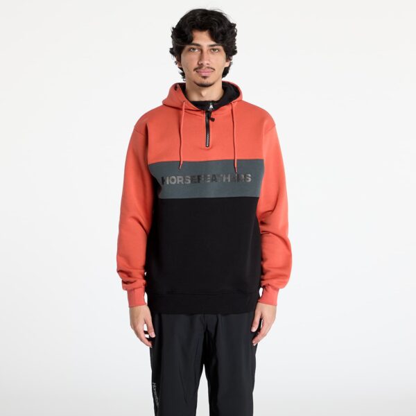 Pulóver Horsefeathers Fulton Sweatshirt Ginger/ Black S-alacsony-ár
