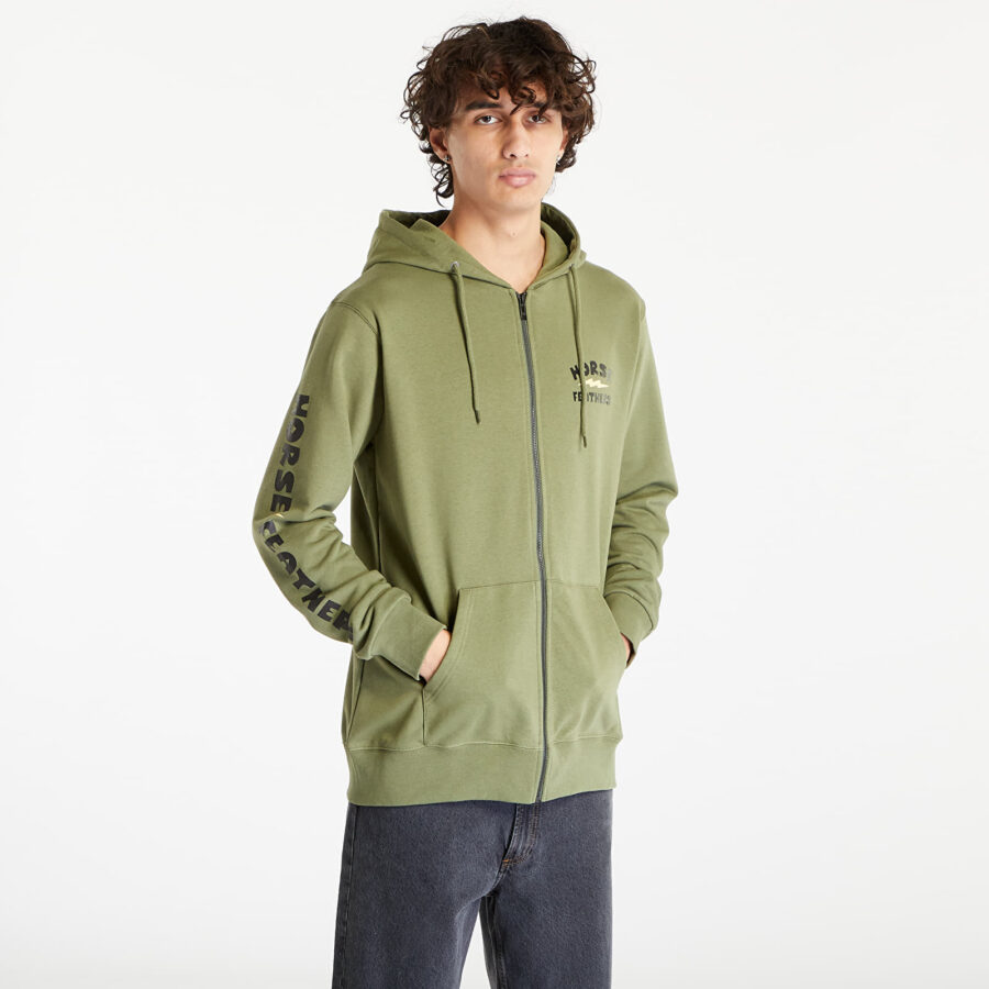 Pulóver Horsefeathers Ignite Sweatshirt Loden Green M-alacsony-ár