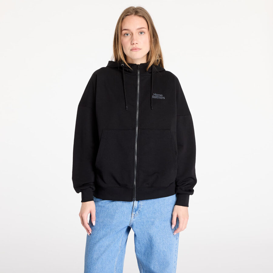 Pulóver Horsefeathers Imai Sweatshirt Black S-alacsony-ár