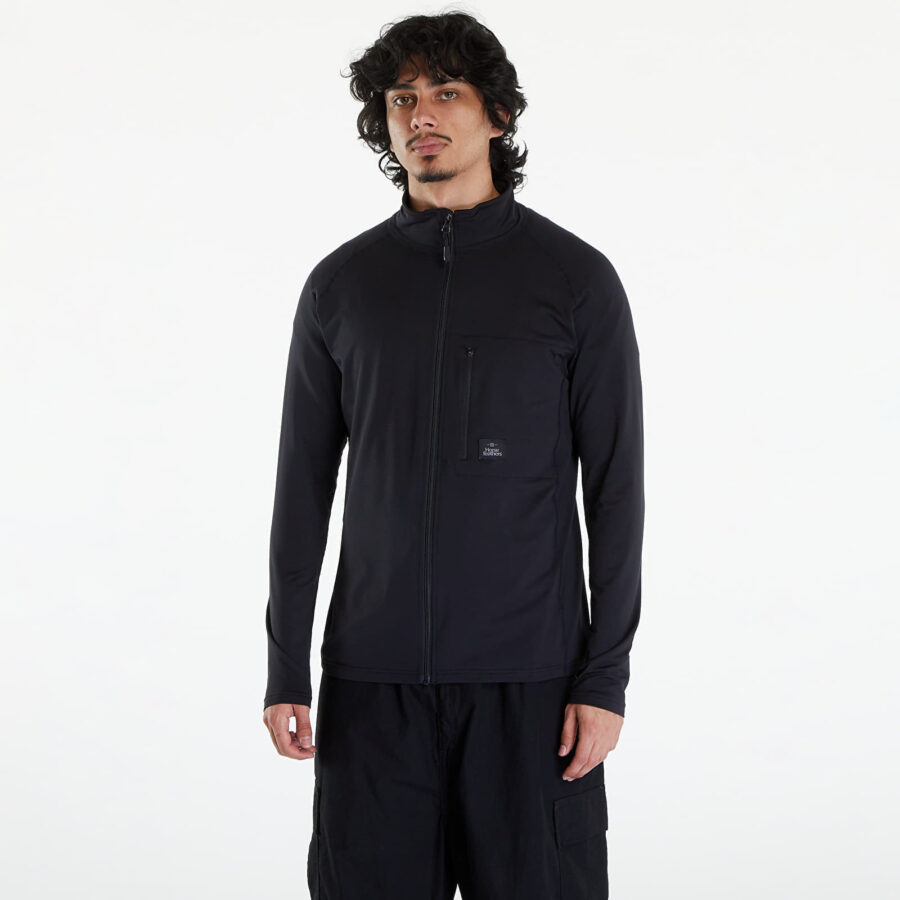 Pulóver Horsefeathers Samuel Sweatshirt UNISEX Black L-alacsony-ár