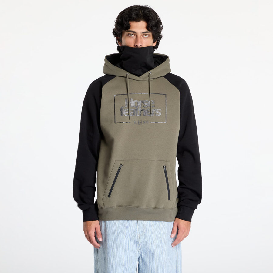 Pulóver Horsefeathers Sherman II Sweatshirt Burnt Olive S-alacsony-ár