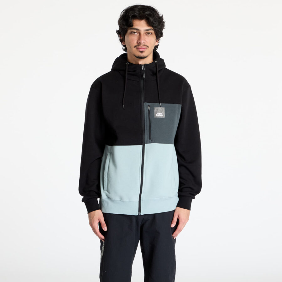 Pulóver Horsefeathers Vick Sweatshirt Black/ Blue Haze S-alacsony-ár