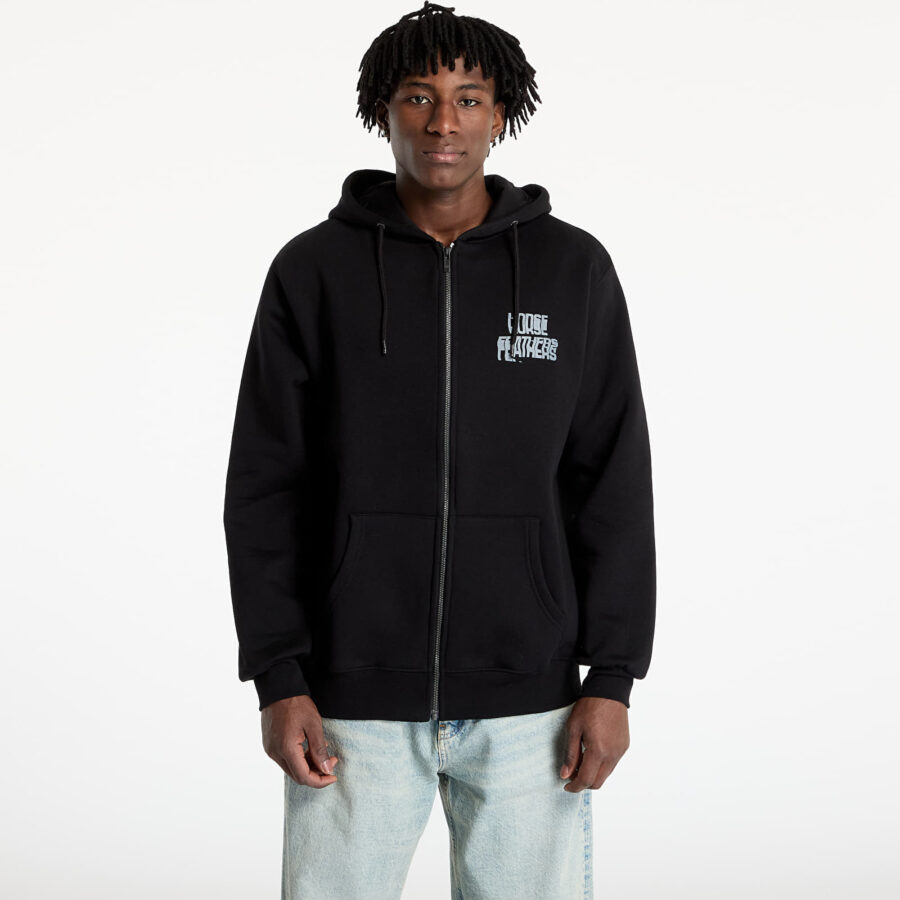 Pulóver Horsefeathers Xerox Sweatshirt Black L-alacsony-ár