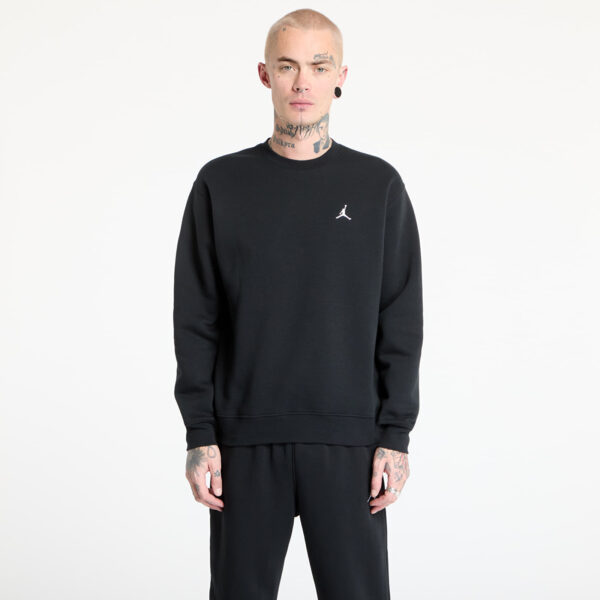 Pulóver Jordan Brooklyn Fleece Men's Crew-Neck Sweatshirt Black/ White XS-alacsony-ár