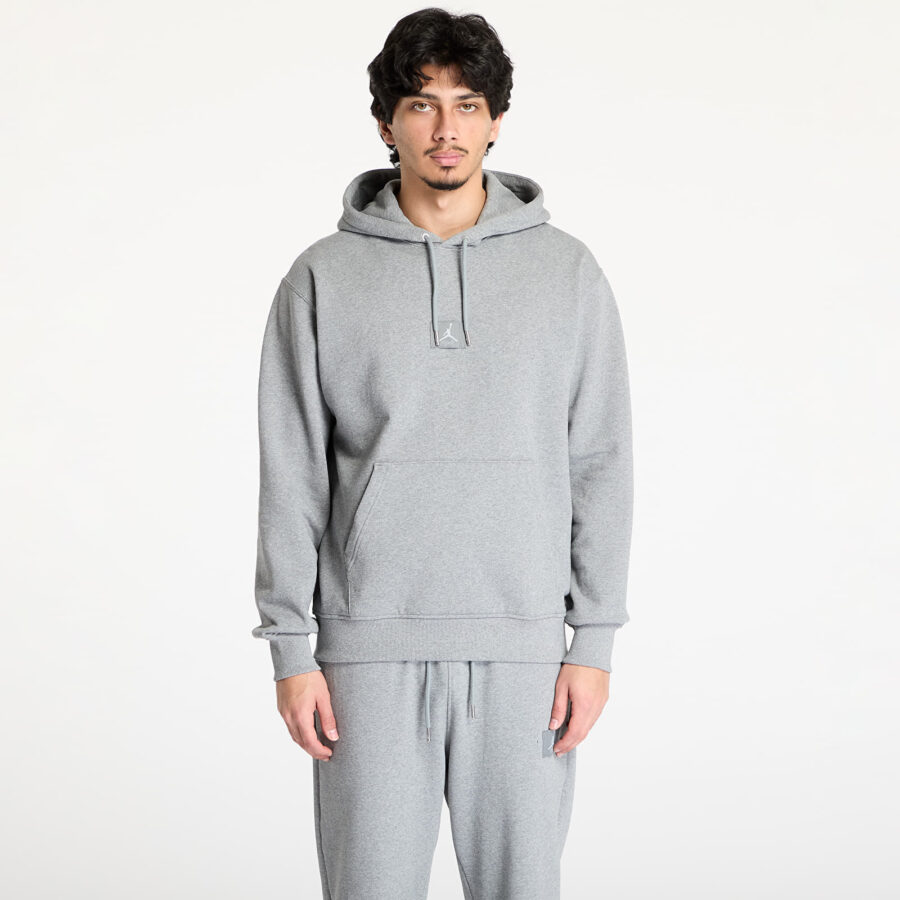 Pulóver Jordan Flight Fleece Men's Pullover Hoodie Carbon Heather S-alacsony-ár