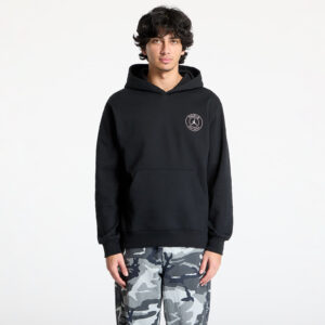 Pulóver Jordan Paris Saint-Germain Men's Fleece Pullover Hoodie Off Noir/ Black S-alacsony-ár