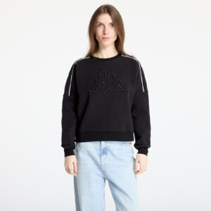 Pulóver Kappa Logo Tape Barge Black S-alacsony-ár