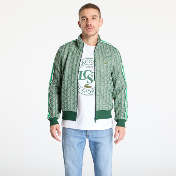 Pulóver LACOSTE Jacquard Sweatshirt Calathea/ Sabler L-alacsony-ár