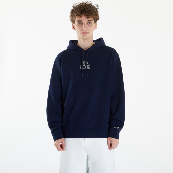 Pulóver LACOSTE Men's Sweatshirt Navy Blue M-alacsony-ár