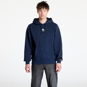 Pulóver LACOSTE Non Brushed Fleece Navy Blue L-alacsony-ár