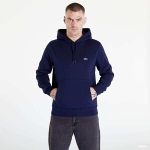 Pulóver LACOSTE Sweatshirt Navy Blue M-alacsony-ár
