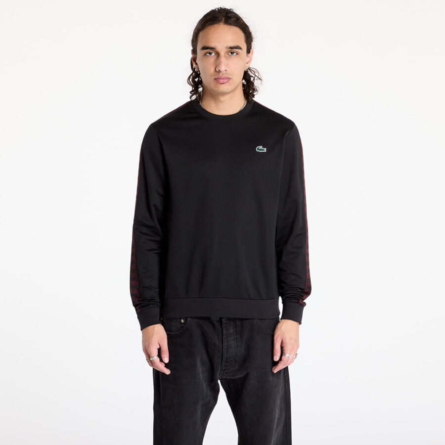 Pulóver LACOSTE Sweatshirts Black M-alacsony-ár