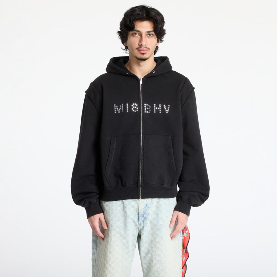 Pulóver MISBHV Star Teddy Hoodie UNISEX Black XS-alacsony-ár