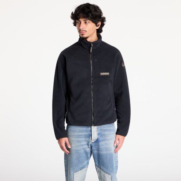 Pulóver Napapijri T-Dolent Full-Zip Hoodie Black S-alacsony-ár