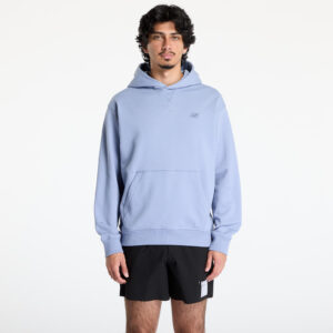 Pulóver New Balance Athletics French Terry Crew Hoodie Dusk Shower S-alacsony-ár