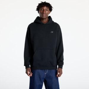 Pulóver New Balance Athletics French Terry Hoodie Black S-alacsony-ár