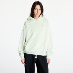 Pulóver New Balance Athletics French Terry Hoodie Natural Mint S-alacsony-ár